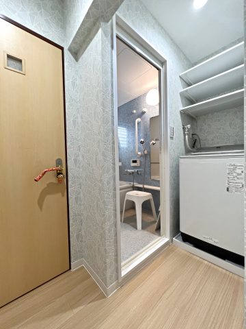 団地　洗面室リフォーム　間取変更　施工事例